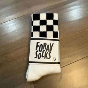Foray Socks Black and White Checkered Women's Socks